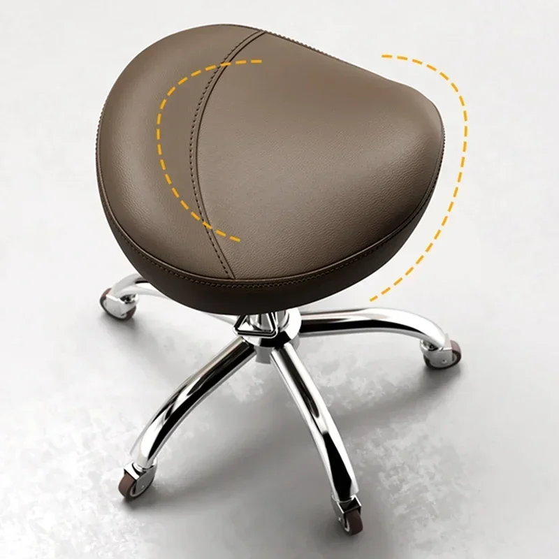 Beauty Stool Saddle Chair Rotary Lift Chair Tattoo Artist Chair Barbershop Hairdresser Pulley Stool Salon Furniture Стул