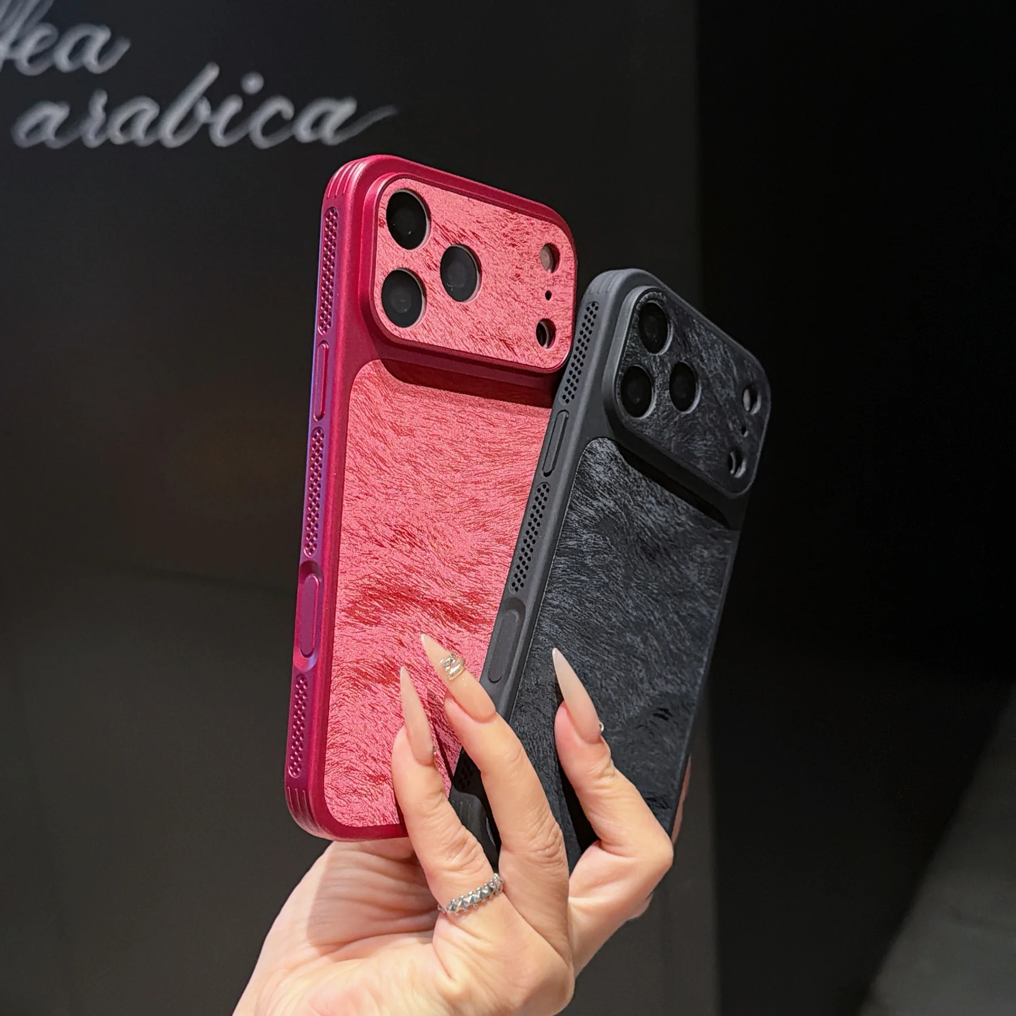 Phone Cases Yellow - New model Fashion Red Velvet Anti-yellowing