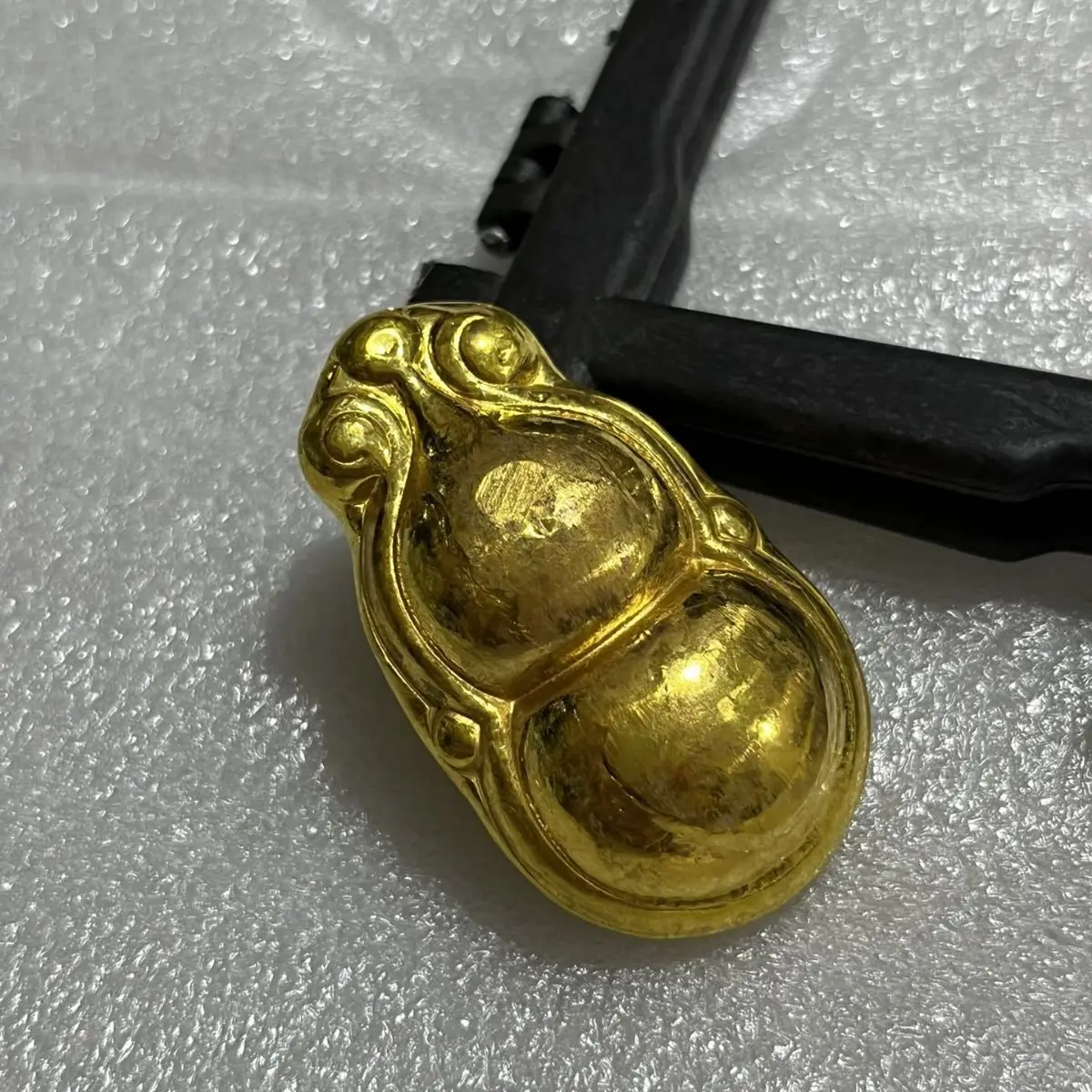 

Copper-plated Kangxi four-year small Gilded brass ingot, ingot pure copper-plated gold ingot collection