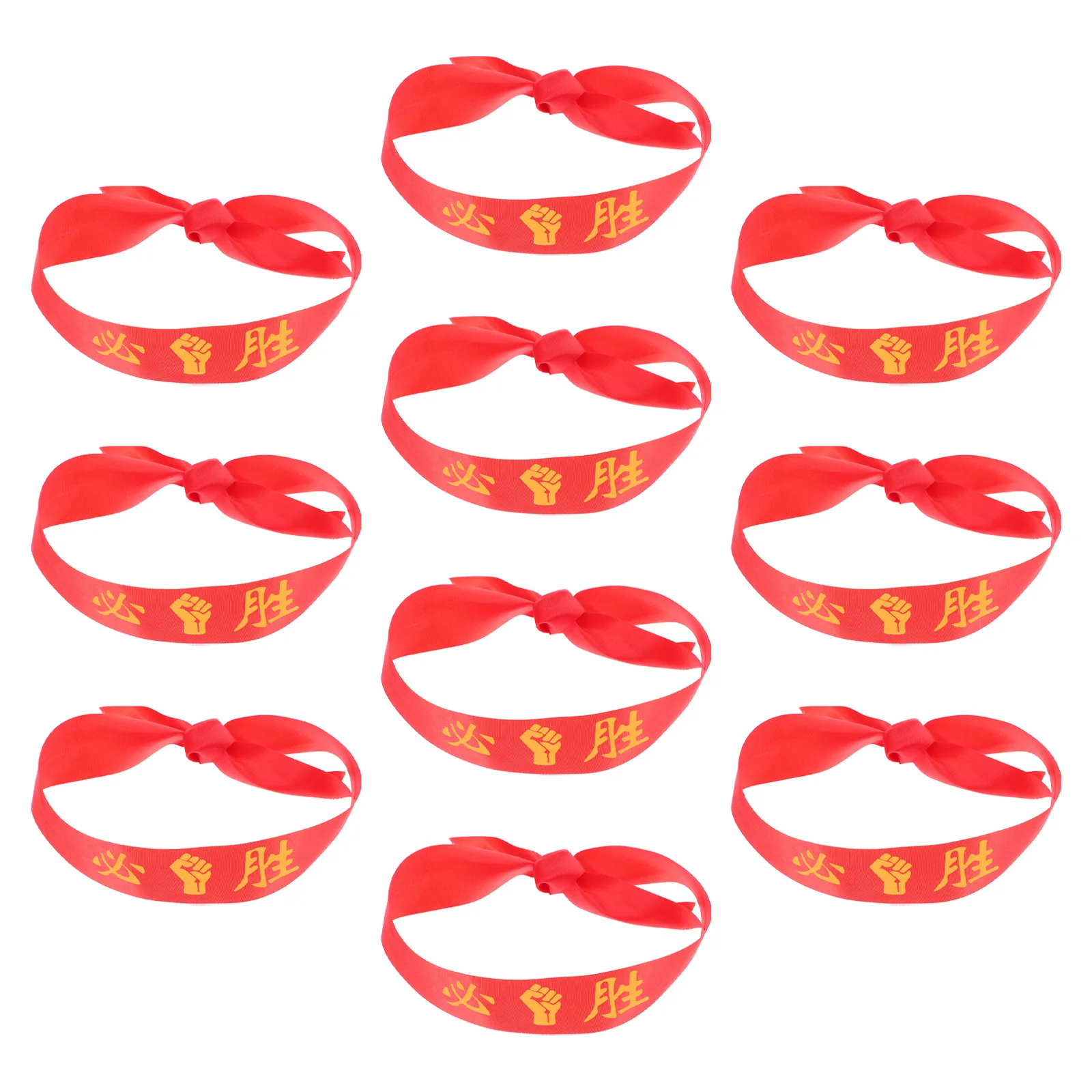 10 Pcs The Winning Headband Victory Party Costume Sports Game Accessory Accessories Ribbon