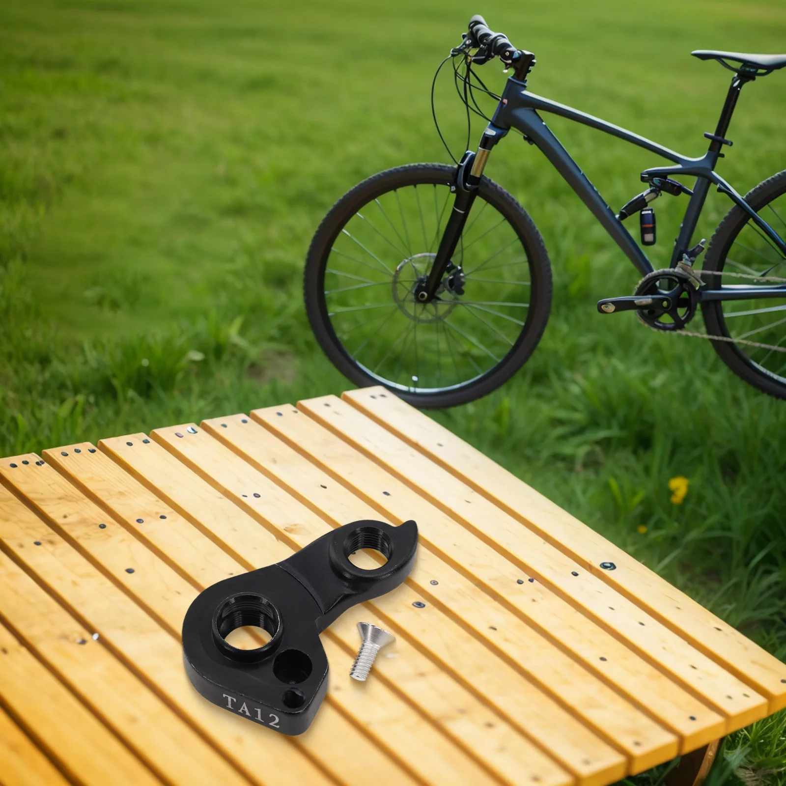 

Aluminum Derailleur Hanger Extender for SCOTT Bicycles Maintains Correct Derailleur Angle and Chainline Alignment