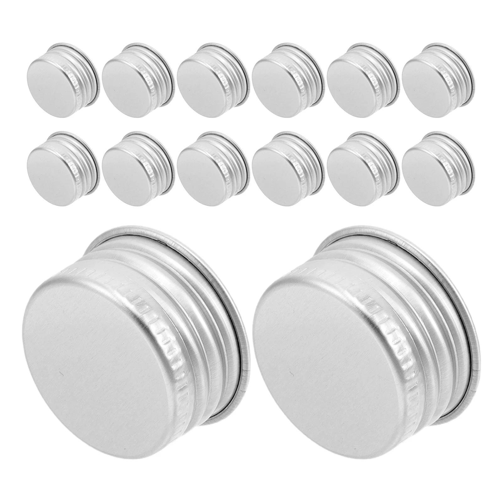 

50pcs Leakproof Threaded Metal Caps 24Mm For Milk Containers Kitchen Jars Airtight Sealing Replacement Bottle Tops Reusable