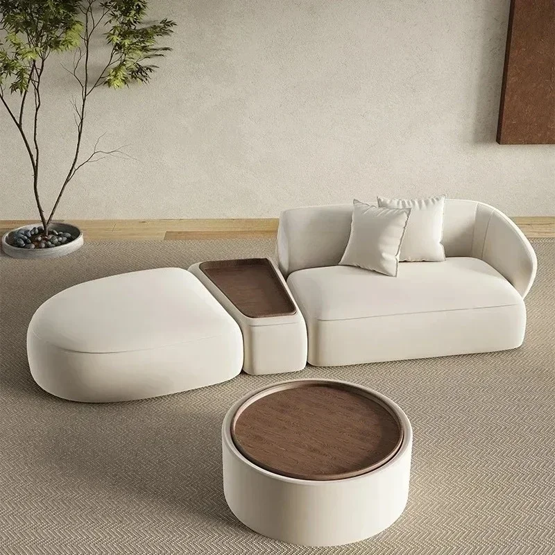 Designer Corner Sofa for Beauty Salons, Office Lobbies, and Reception Areas - Special-Shaped Comfort and Style