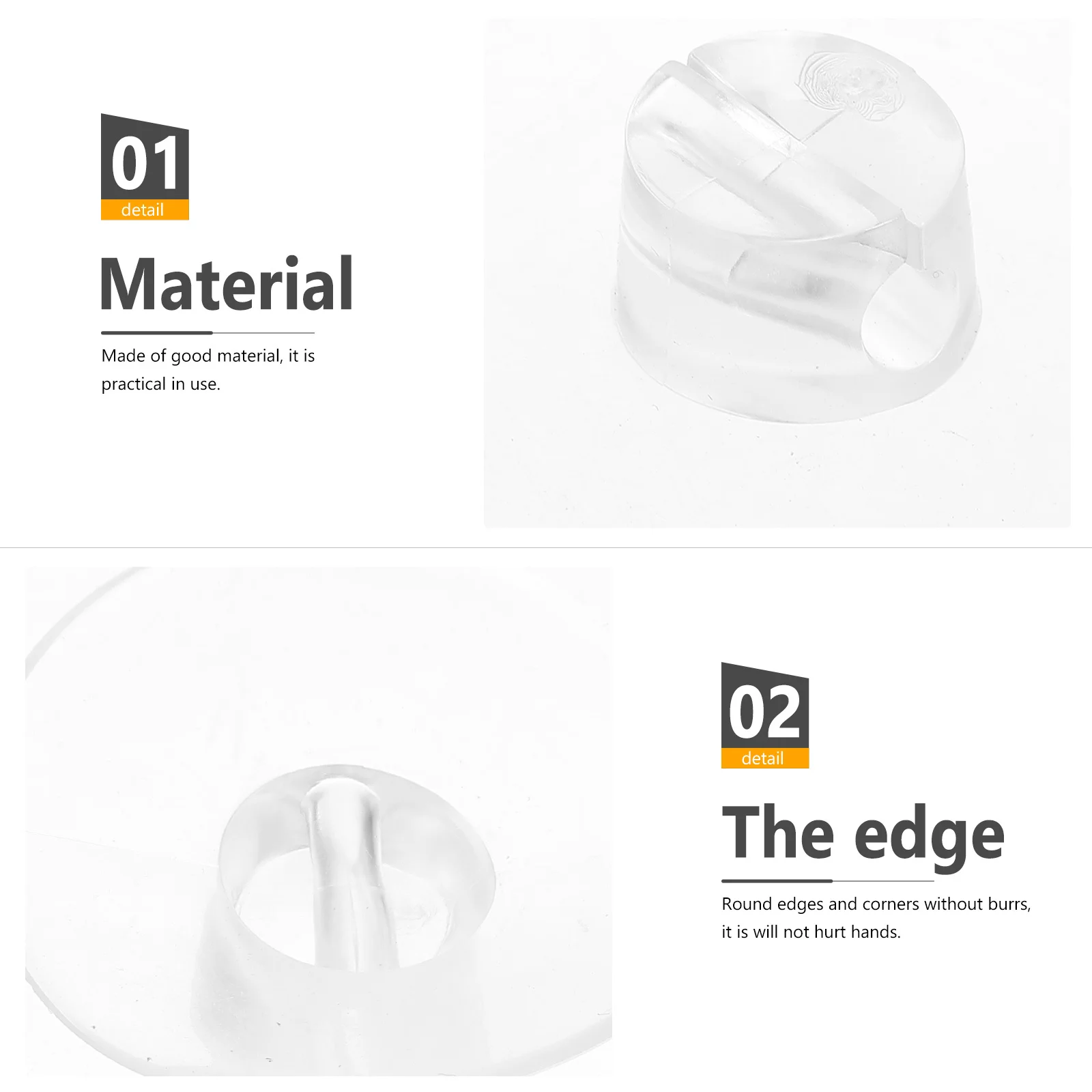 

12Pcs Clear Suction Cup Cable Clips Silicone Multipurpose Wire Organizers for Home Office Cord Holders Cable Management