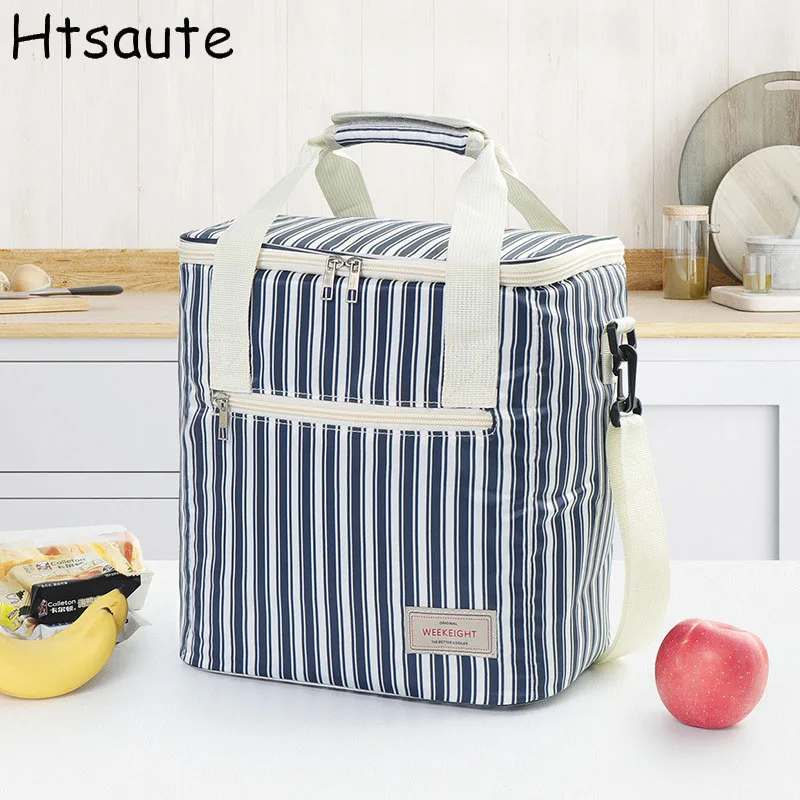 fashion-striped-insulated-lunch-bag-large-lunch-bags-for-women-men-reusable-lunch-bag-with-adjustable-shoulder-strap
