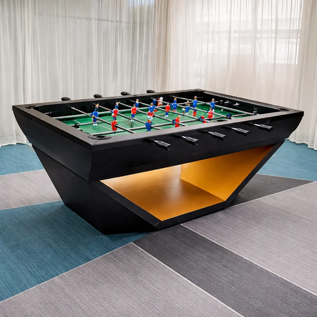 2026 Solid Wood Vintage Commercial Luxury Foosball Table Customizable in Soccer Tables Player for Adults for Bars Clubs & Game R