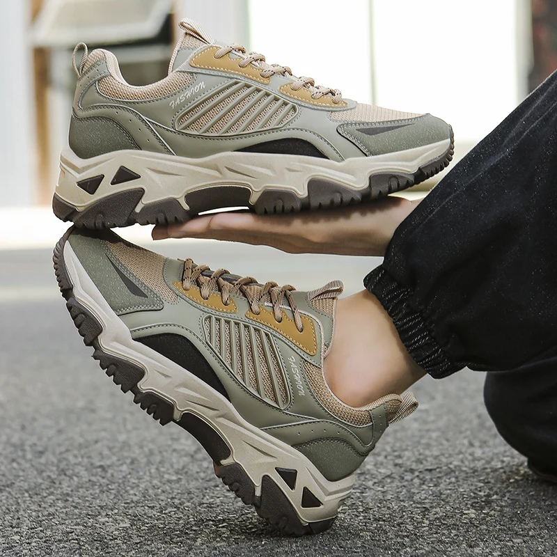 

Новое поступление, мужская уличная походная обувь на осень и зиму, нескользящая износостойкая повседневная спортивная треккинговая обувь