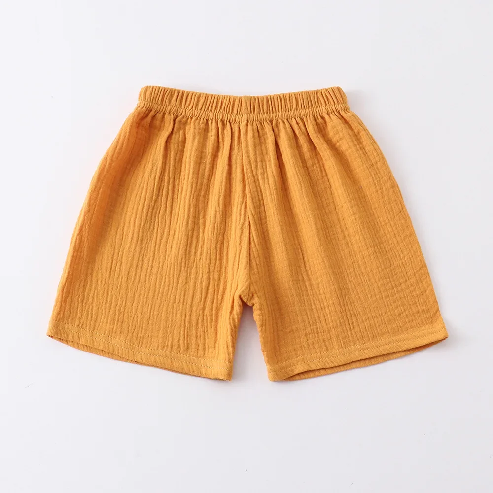 Baby Cotton Linen Shorts Summer New Children\'s Five-point Pants Boys Girls Thin Breathable Short Pants Girls Boy Clothing