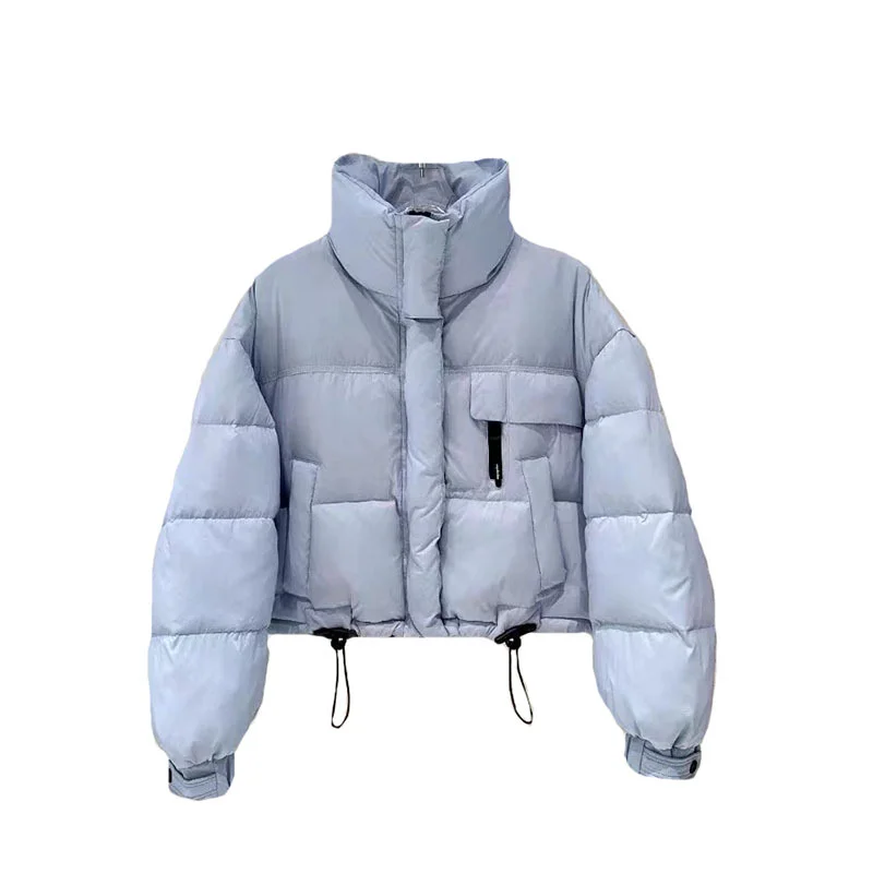 Doudoune courte pour femme, manteau bouffant doux et amincissant, épais, garde au chaud, vêtements d'extérieur tendance, nouvelle collection hiver 2025