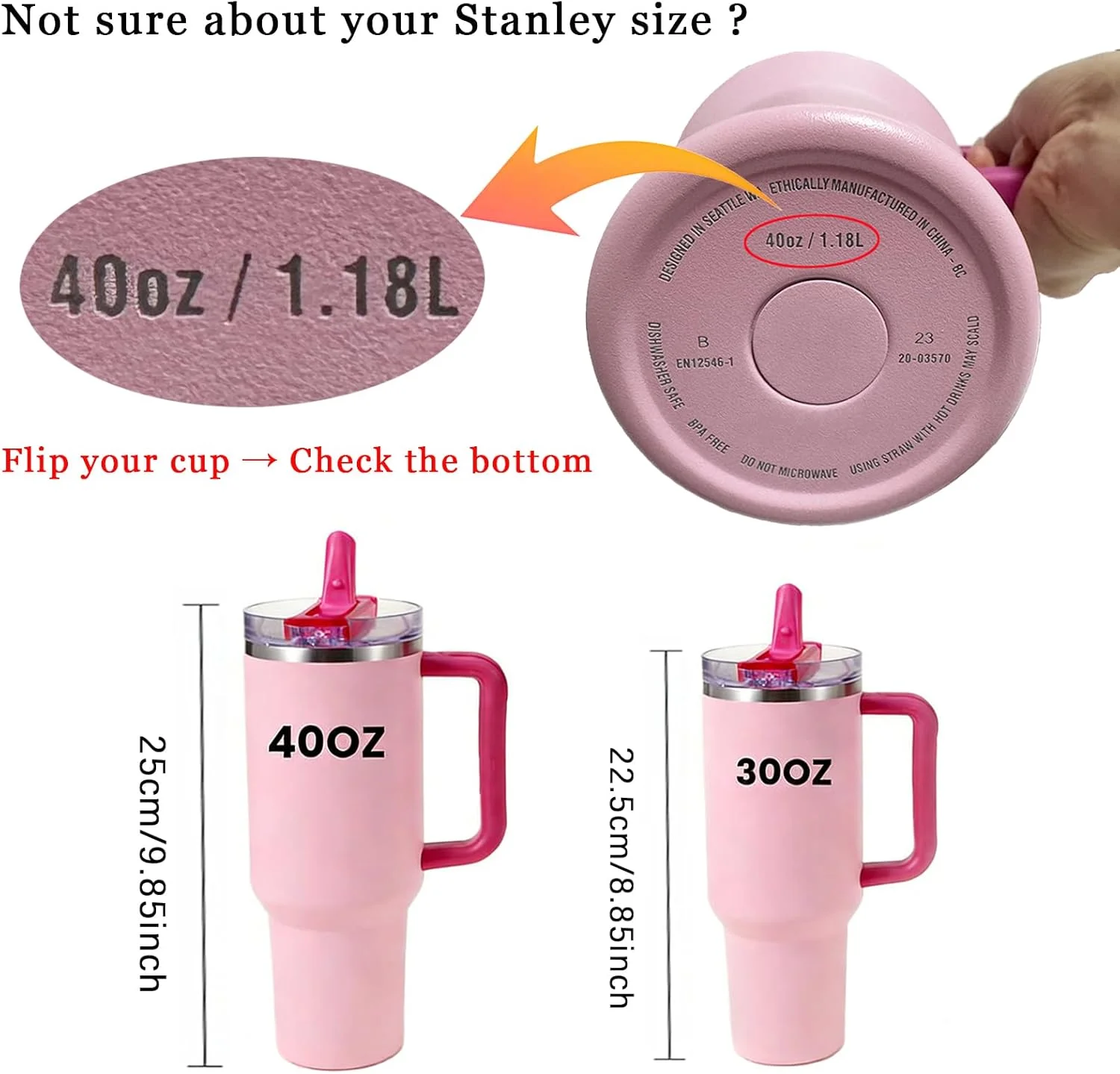 Replacement Lid for Stanley Cup 30 oz, Spill-Proof Tumbler Cover with Flip Straw, Leakproof Water Bottle Lids Stanley Accessorie view 3