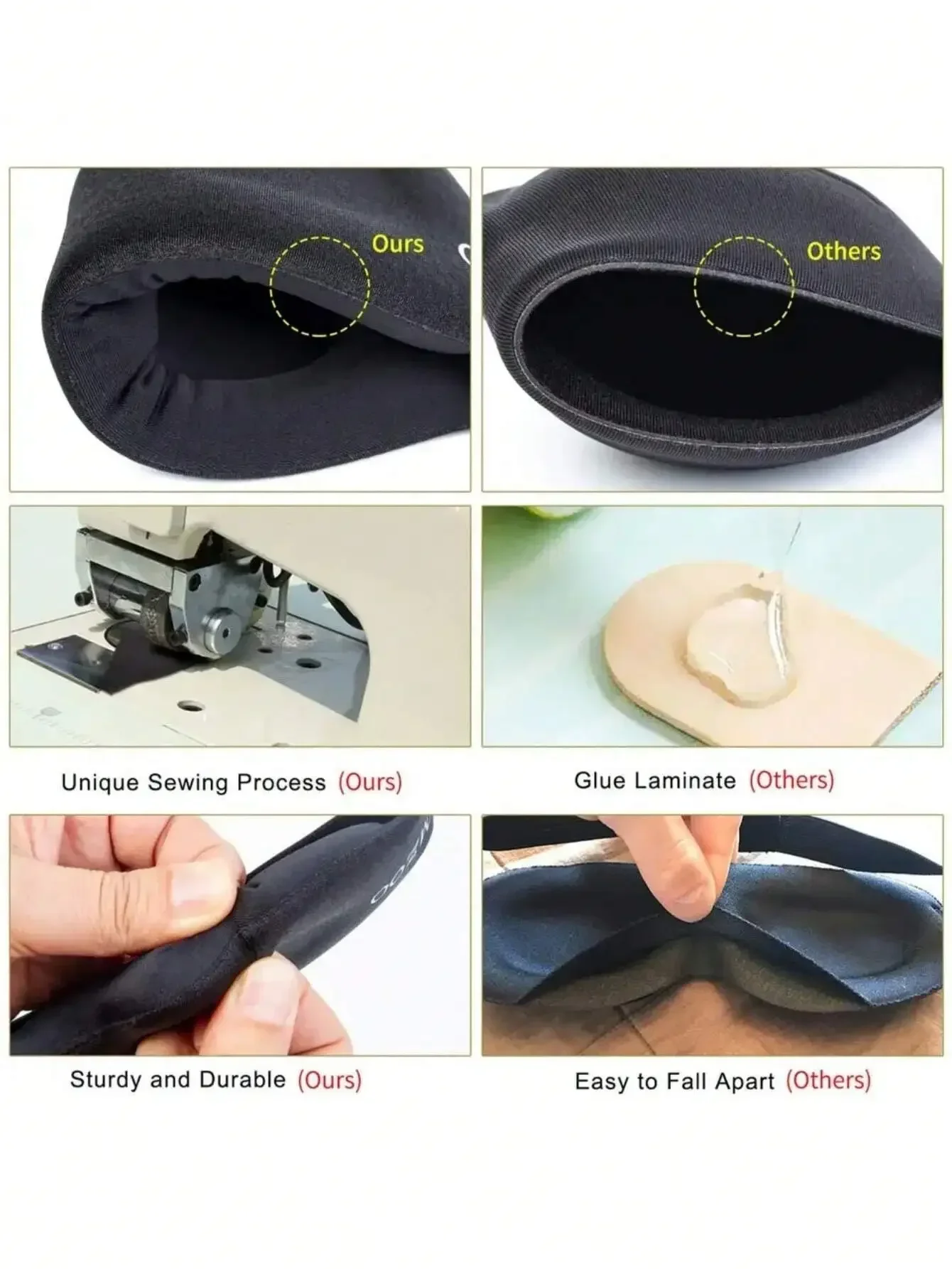 1pc 3D Sleep Mask Natural Sleeping Eye Mask Eyeshade Cover Shade Eye Patch Women Men Soft Portable Blindfold Travel Eyepatch,School,Back To School,Travel,Travel Essentials,Home Essentials,Eye Mask,Sleep Mask - view 5
