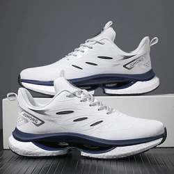 Men's lightweight casual sports shoes soft soles comfortable outdoor running shoes couple's urban jogging shoes male's sneakers