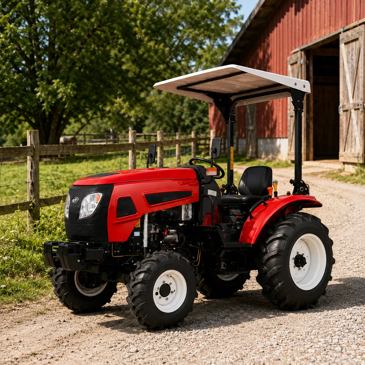 Electric Garden Tractor 4x4 Mini Tractor for Greenhouse Orchard Vineyard Small Farm Work Dealer Supply