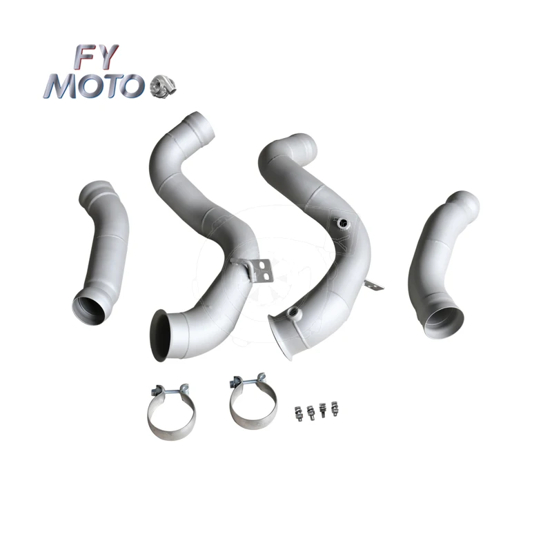 

Exhaust Downpipe For AMG W205 C63 With Ceramic Coating