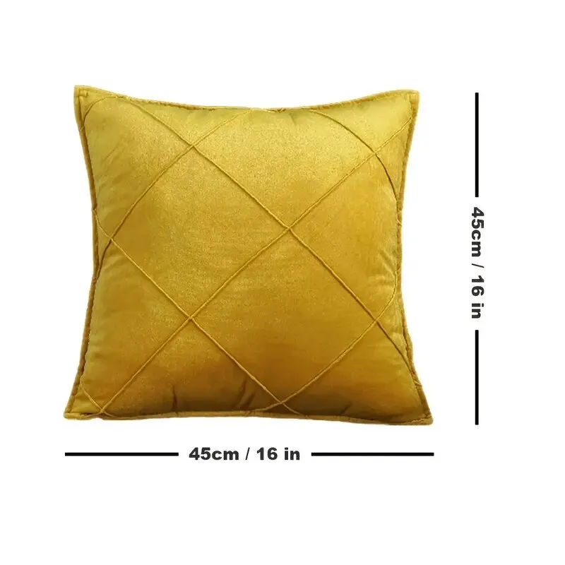 1 Dutch Plush Pillowcase 18 * 18cm Solid Color Living Room Cushion Cover Soft Personalized Pillowcase For Home Decoration