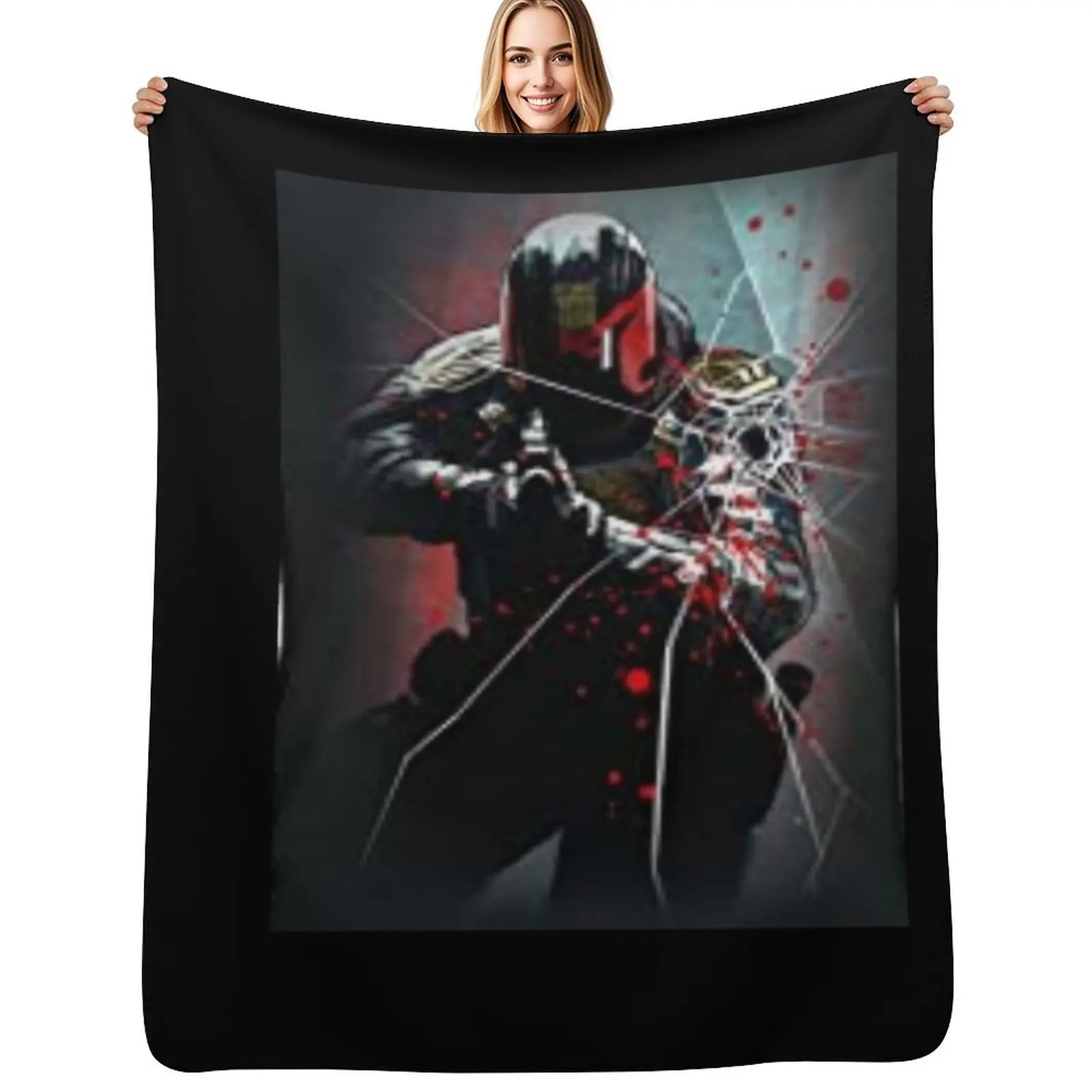 

Judge Dredd Comic Throw Blanket christmas decoration Sofa Beach Baby Blankets