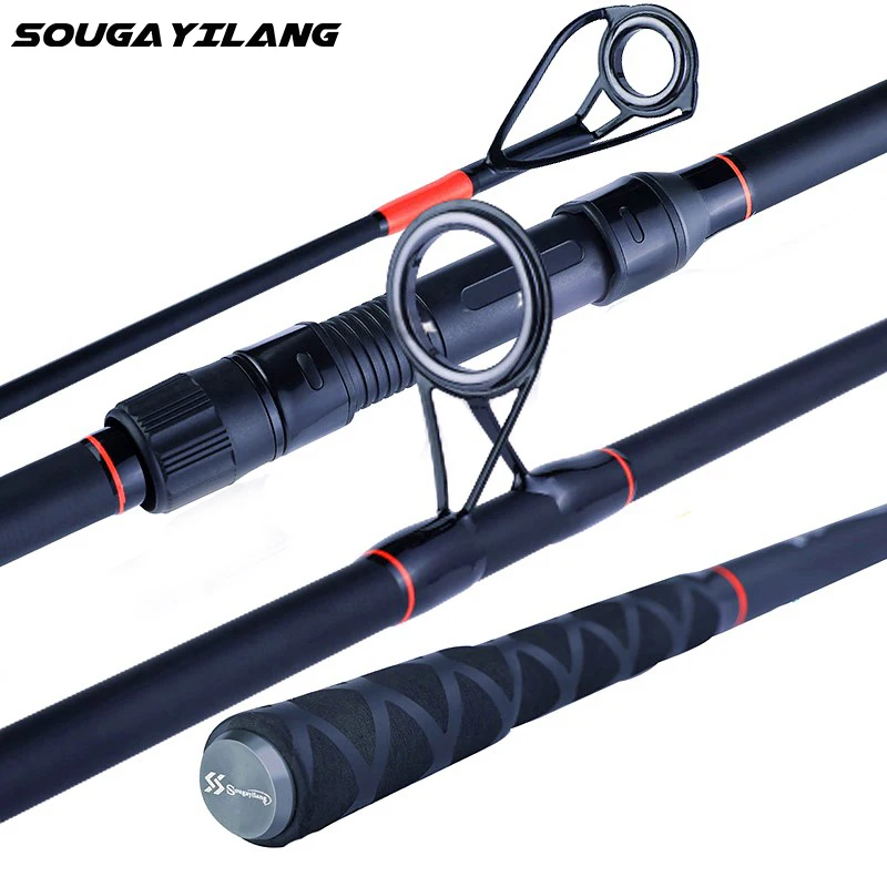 Sougayilang 3m 3.6m Carp Fishing Rod Top Quality Carbon Fiber 3.5LB Portable 6/7 Sections Spinning Feeder Rod for Freshwater