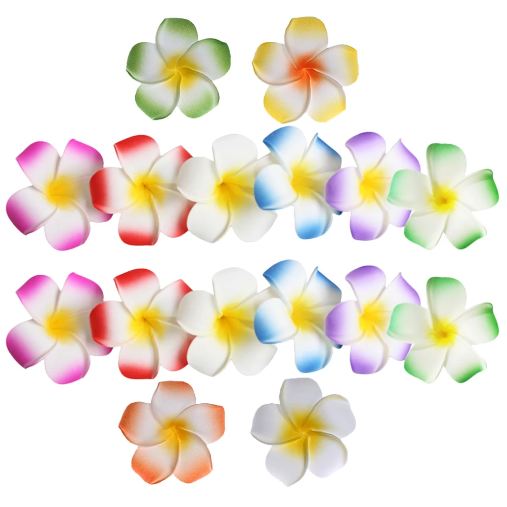 16 pçs presilhas florais praia festa grampos de cabelo verão acessórios para o cabelo decorativo flor clipe feminino flores de cabelo