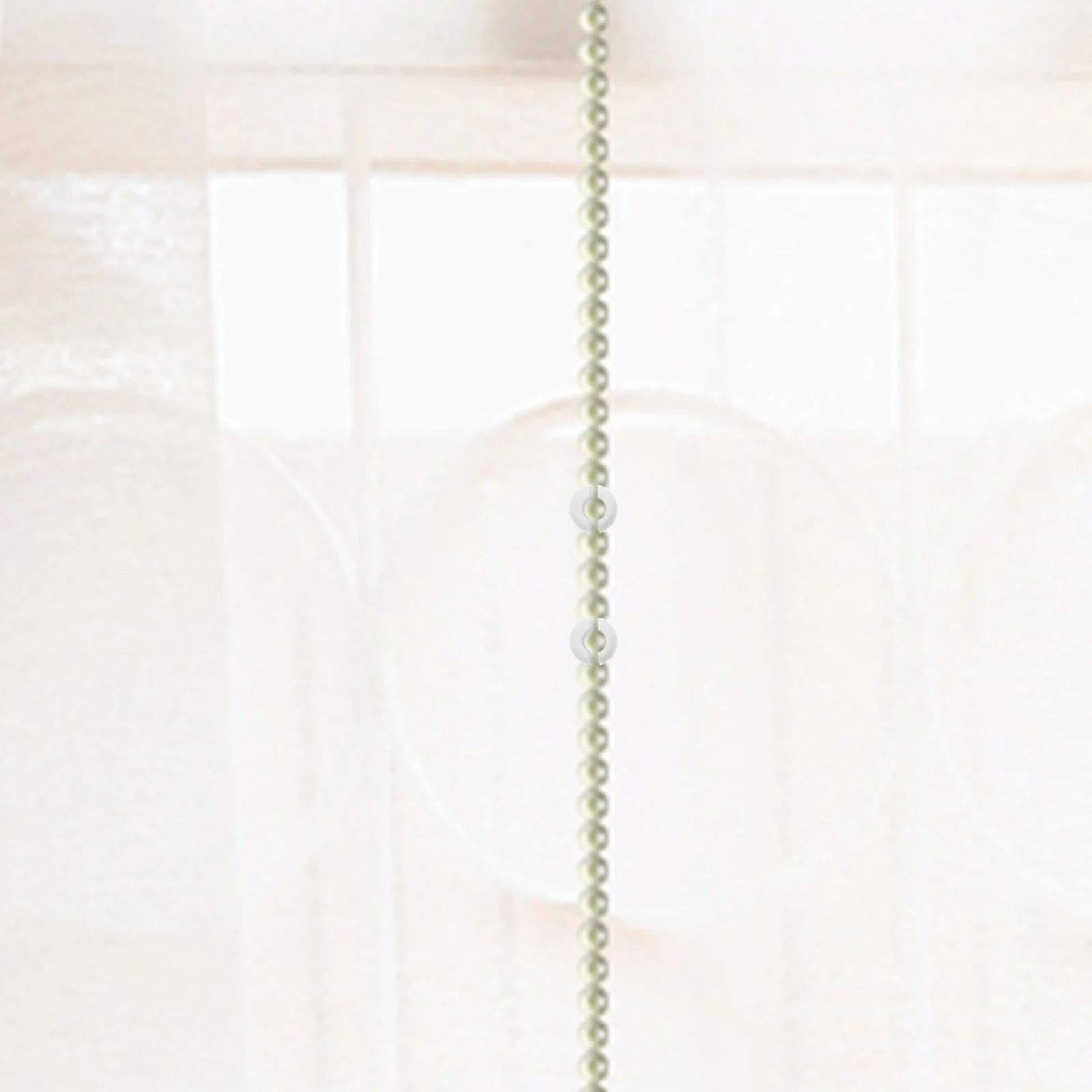 

12pcs Stopper Crimp Beads For Blinds Blind Beaded Chain Stopper Replacement Parts, Vertical Roller Curtain Accessories, Plastic