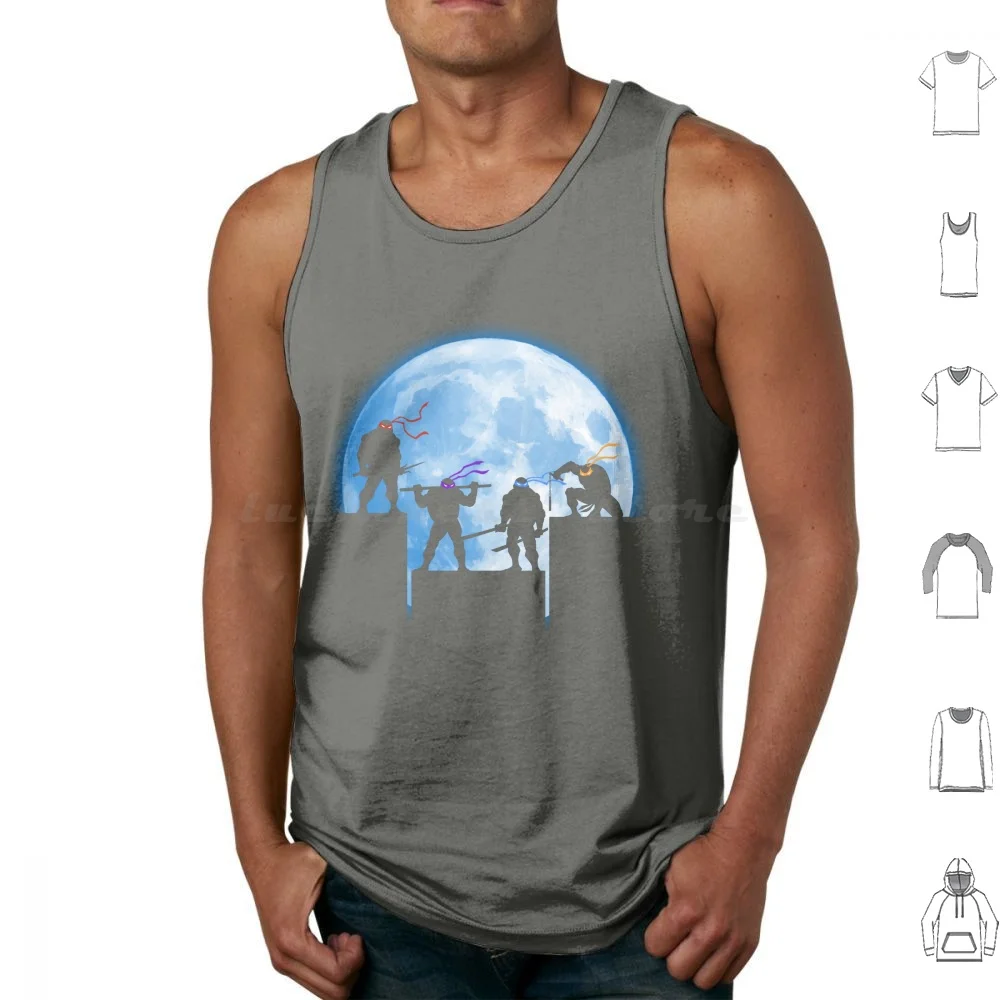 Great Gift Gift For Christmas Tank Tops Vest Sleeveless Great Christmas Donatello Leonardo Mutant Michelangelo Cartoon