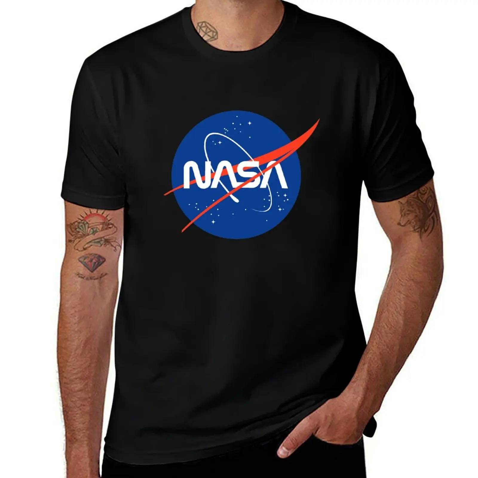 NASA logo T-Shirt sweat heavyweights designer shirts graphics t shirts for men graphic