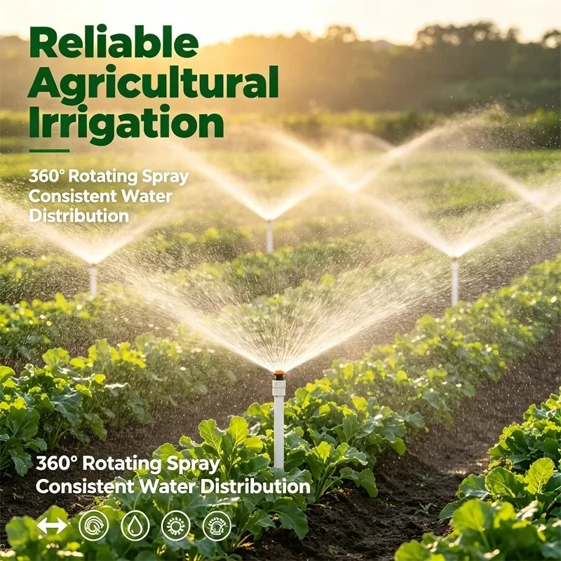50/1PCS Watering Nozzle Rotation Sprinkler Park Sprayer Agricultural Irrigation 360 Degree Garden Watering Nozzle Accessories
