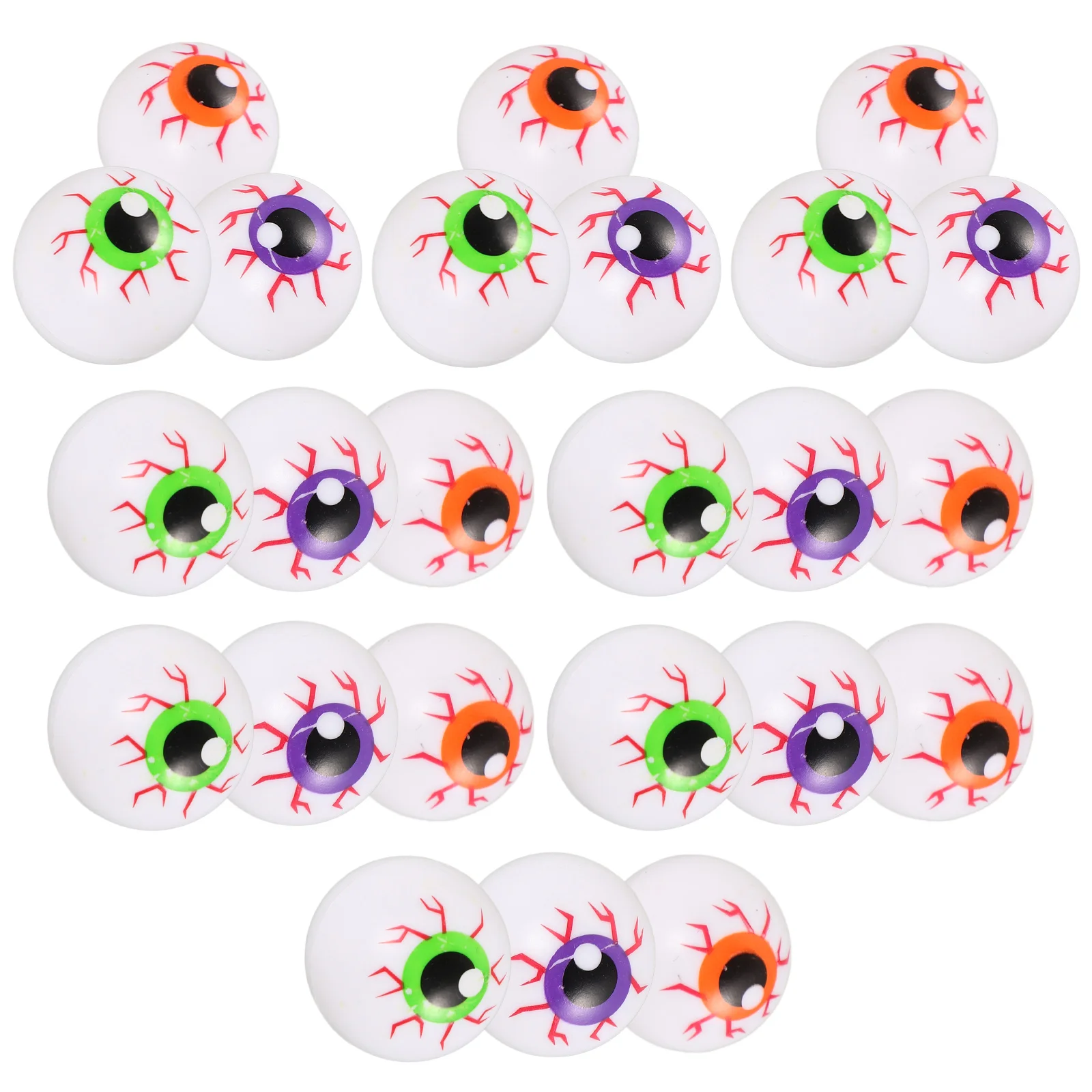 

Ghost Eyeball Decoration Bouncing Eyeballs Halloween Props Plastic Scary Eye Accessory Pong Balls Toy Cosplay Party Favor