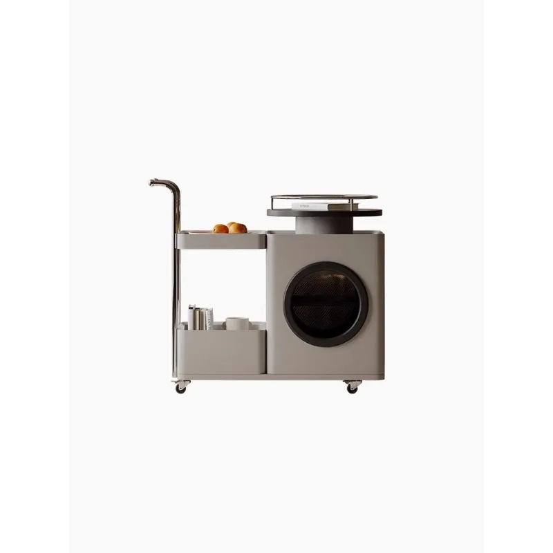 

Removable shelves, small apartment household tea table side cabinet coffee table