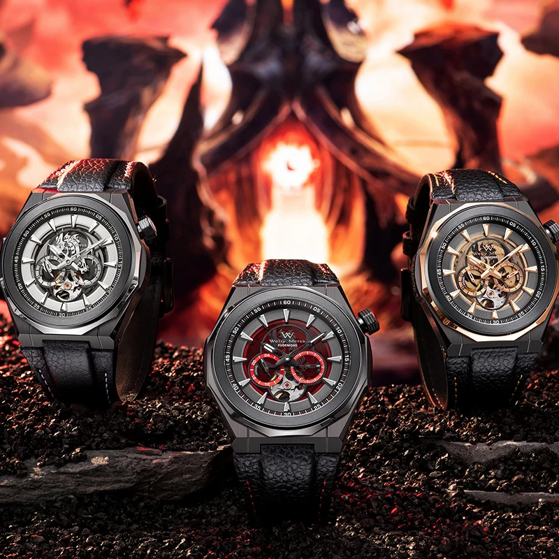 WM Horloge Automatische Mechanische Horloges Waterbestendig Klassiek Casual Zakenman Horloge Welly Merck Horloge moyu02M