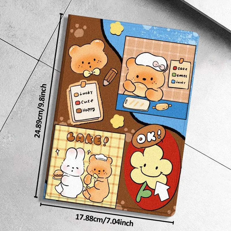 ريترو الكرتون الحيوان نمط لباد برو 7 8 9 Gen 2 11 13 5th 6th 10th 11th M5 M4 12.9 10.2 بوصة 2024 2025 اللوحي