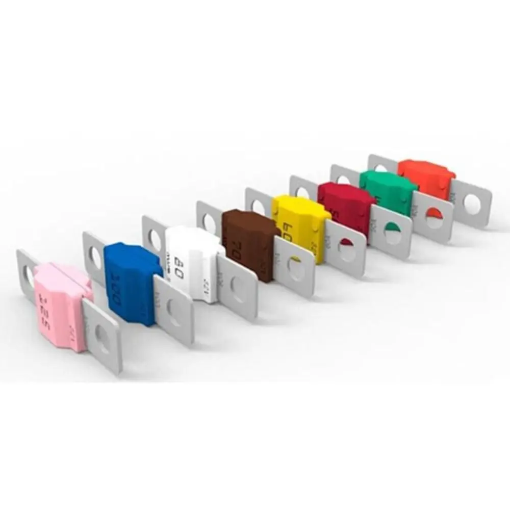 

High Quality 30A -125A Strip Link Fuse Plug-in Type Multiple Color Midi Fuse Metal Fork Bolt Fuse Car Truck
