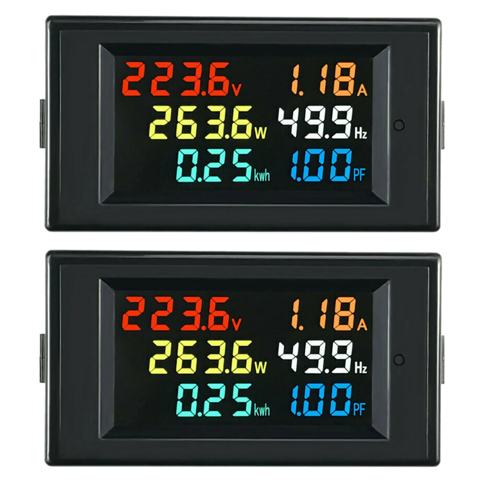 FAST-2X 6 In 1 AC Monitor D69-2058 AC Digital Voltage And Current Power Frequency Factor Electricity Meter Power Monitor