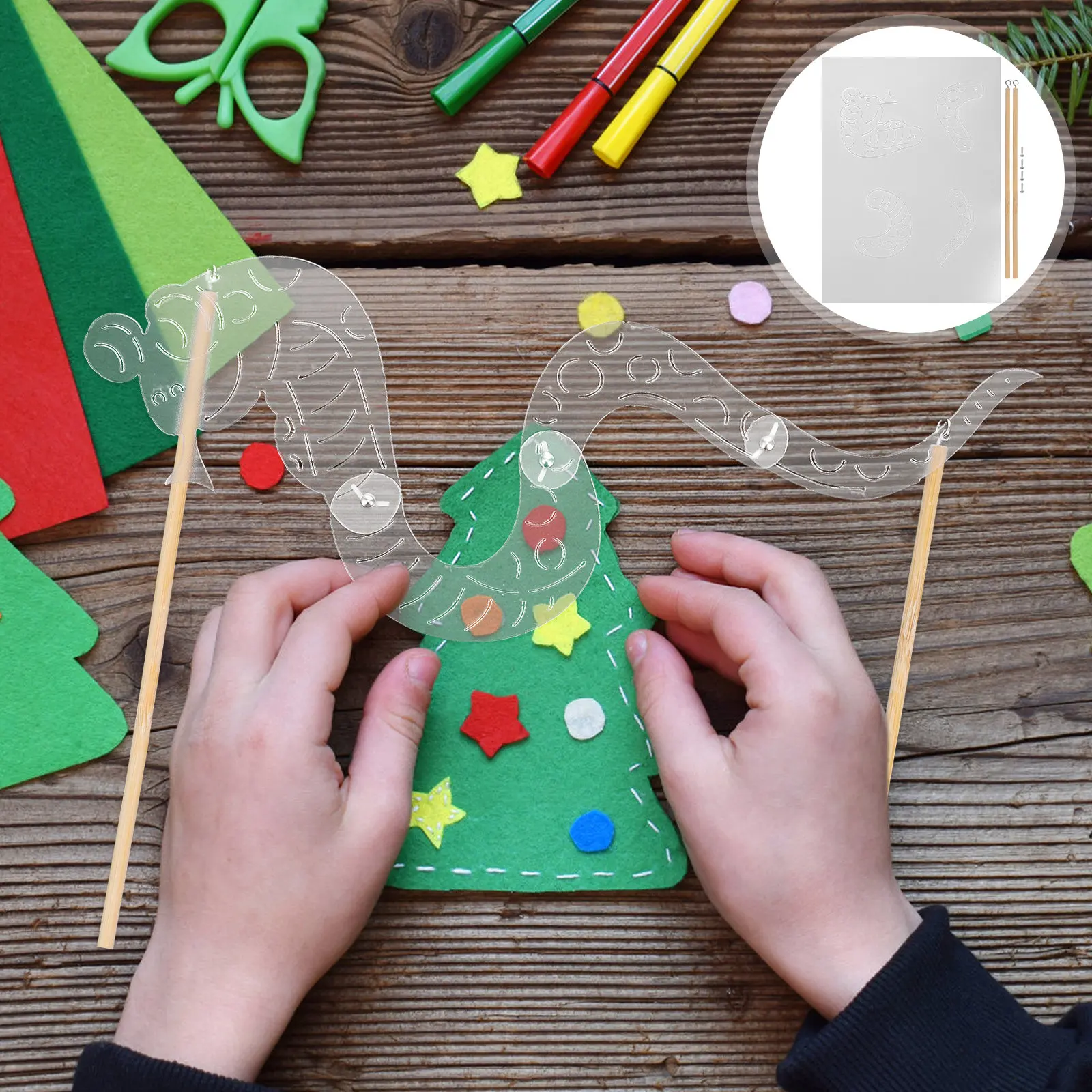 

Набор для теневого театра «Змея» к Китайскому Новому году: DIY-поделка для детей и взрослых, украшение для культурных праздников и вечеринок