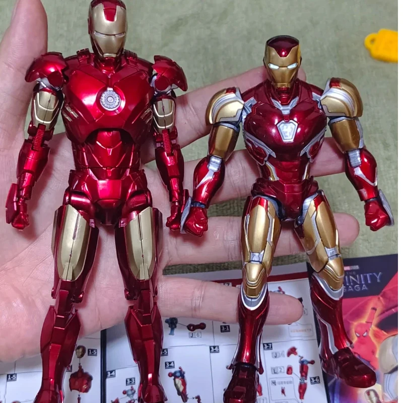 

Iron Man Action Figure Marvel Infinity Saga Avengers Articulated Joint Assembled Collectible Model Toy for Adult Collect
