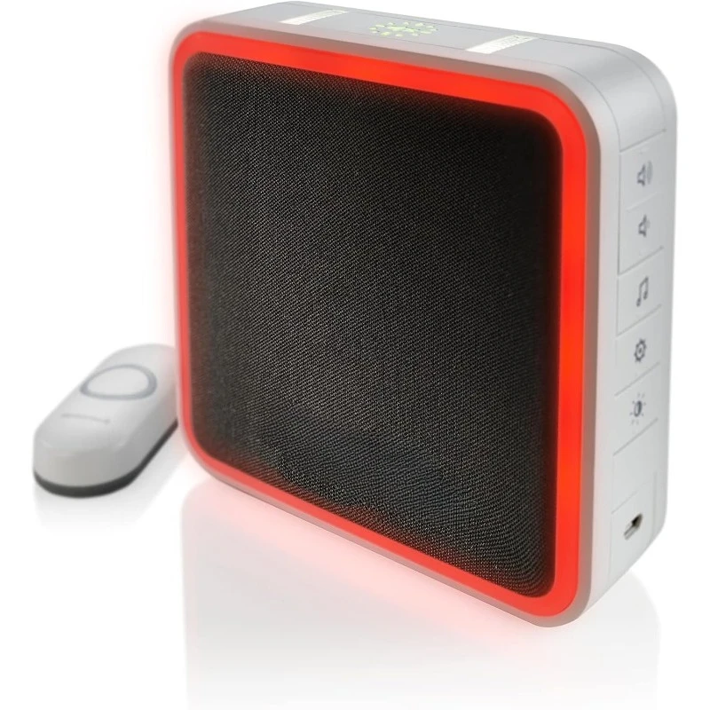 RDWL917AX2000/E جرس الباب اللاسلكي المحمول وزر الضغط - 9 Series، أزرق، رمادي #2