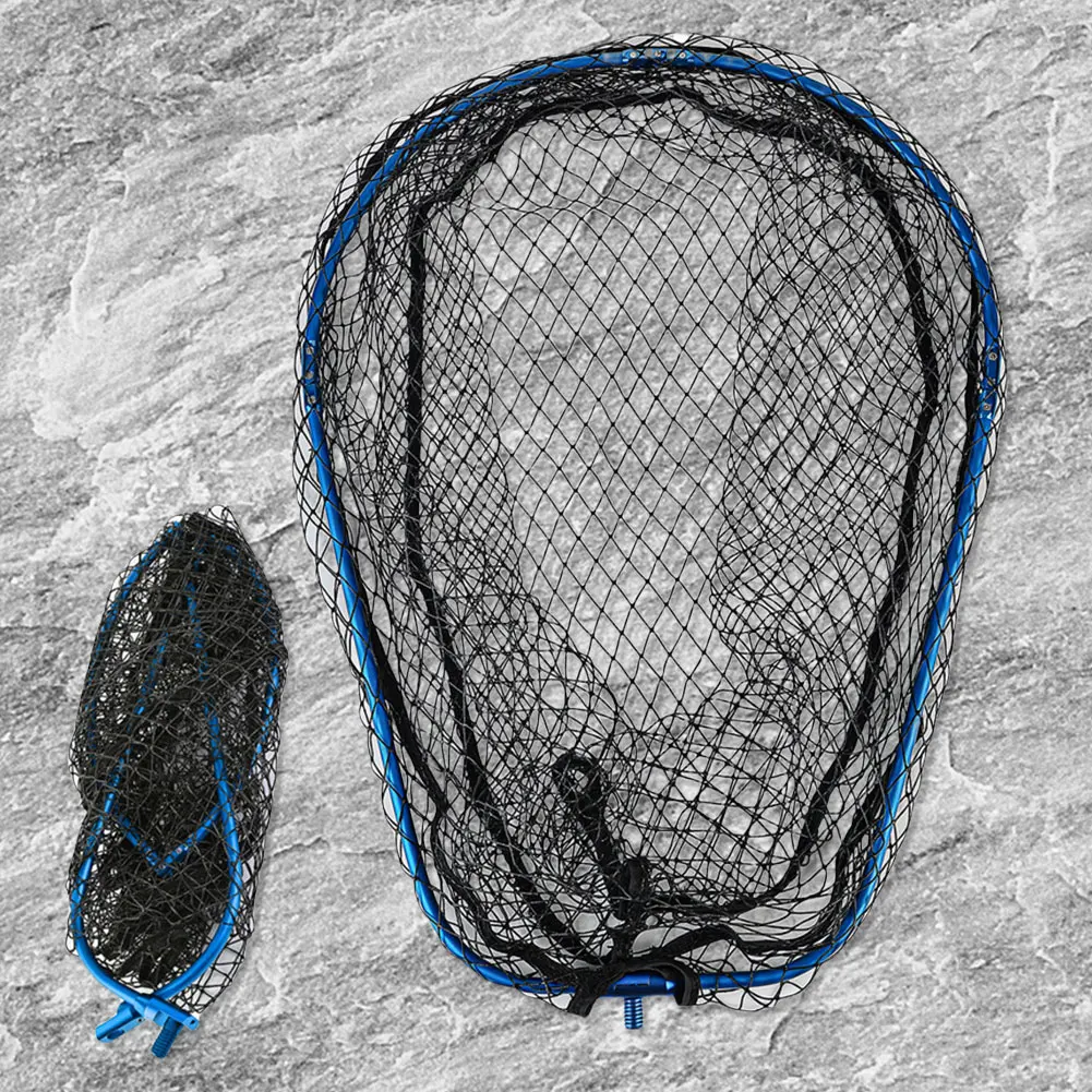 

Новинка 2025, головка рыболовной сети из алюминиевого сплава, складная рыболовная подсак, сетка для ловли и освобождения, аксессуары для рыбалки на открытом воздухе