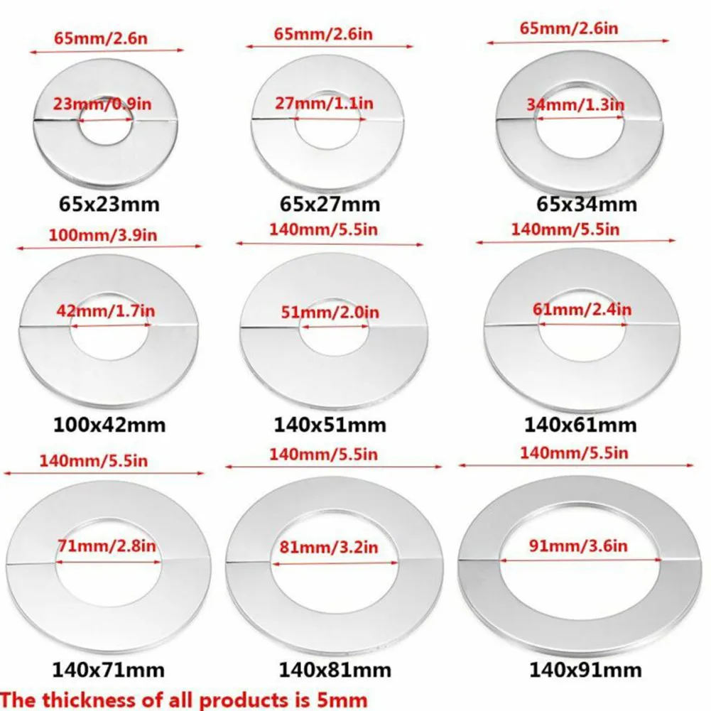 New Faucet Water Pipe Decorative Cover Home Improvement Supplies Accessories Brand New Parts Replacement Round Shape