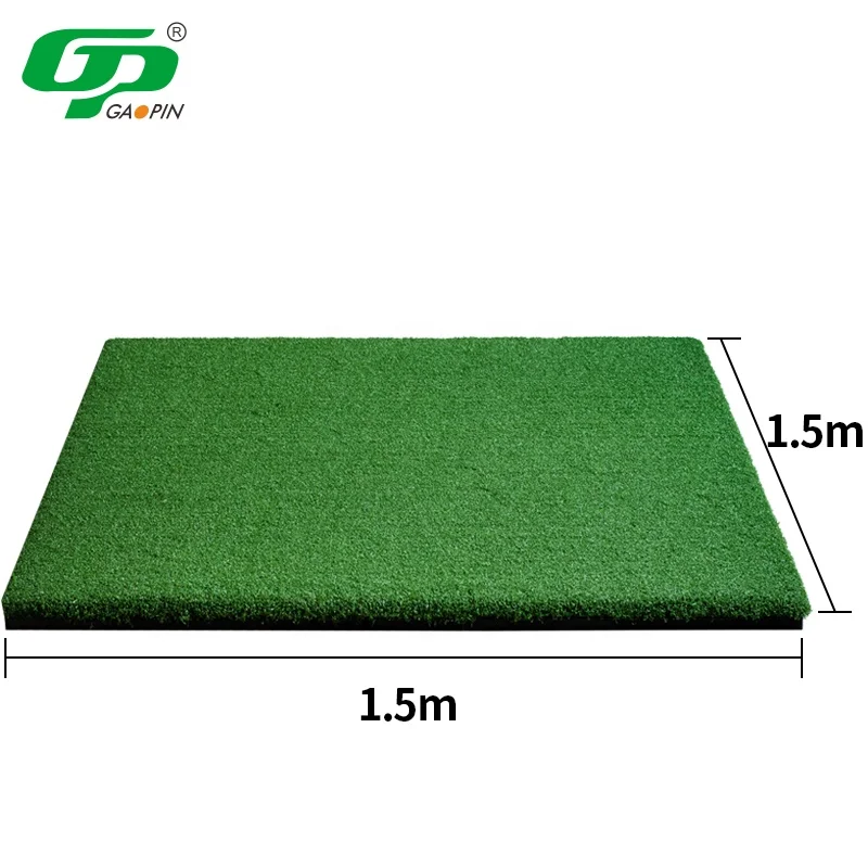 Venta al por mayor, estera de rango de Golf, estera profesional para golpear, camiseta de inserción, estera simulador de Golf de hierba de nailon, ayuda para entrenamiento deportivo al aire libre