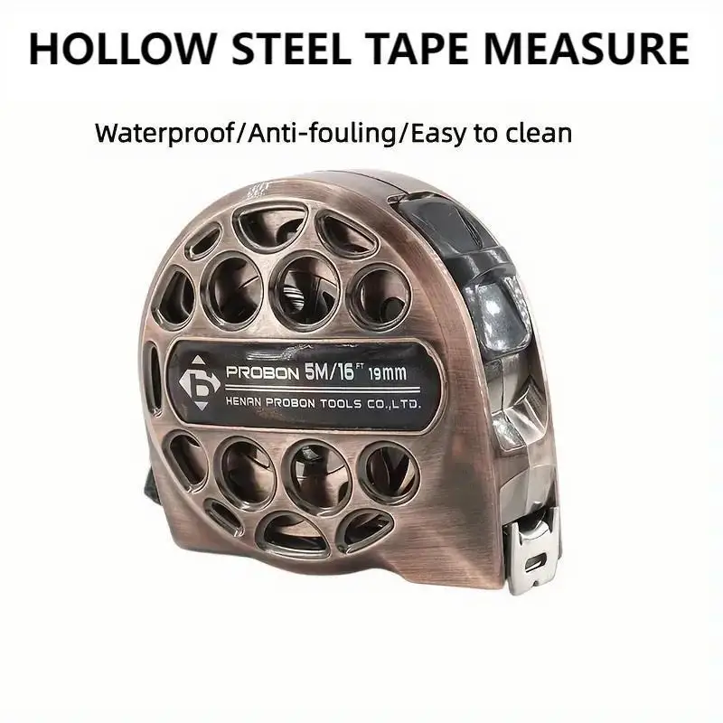 Retractable Tape 25FT Stainless Steel Measuring Tape With Double-sided Scale Waterproof Portable Retractable Measure Ruler H