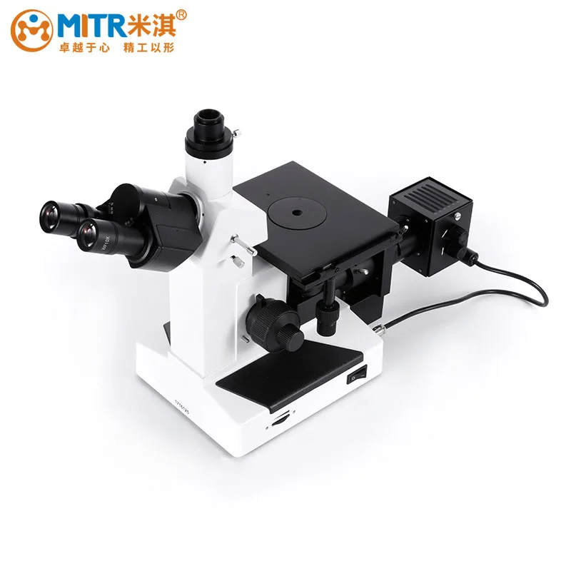Inverted Biological Microscope 4XC Professional Trinocular Inverted Metallurgical Microscope for Industry Research 6