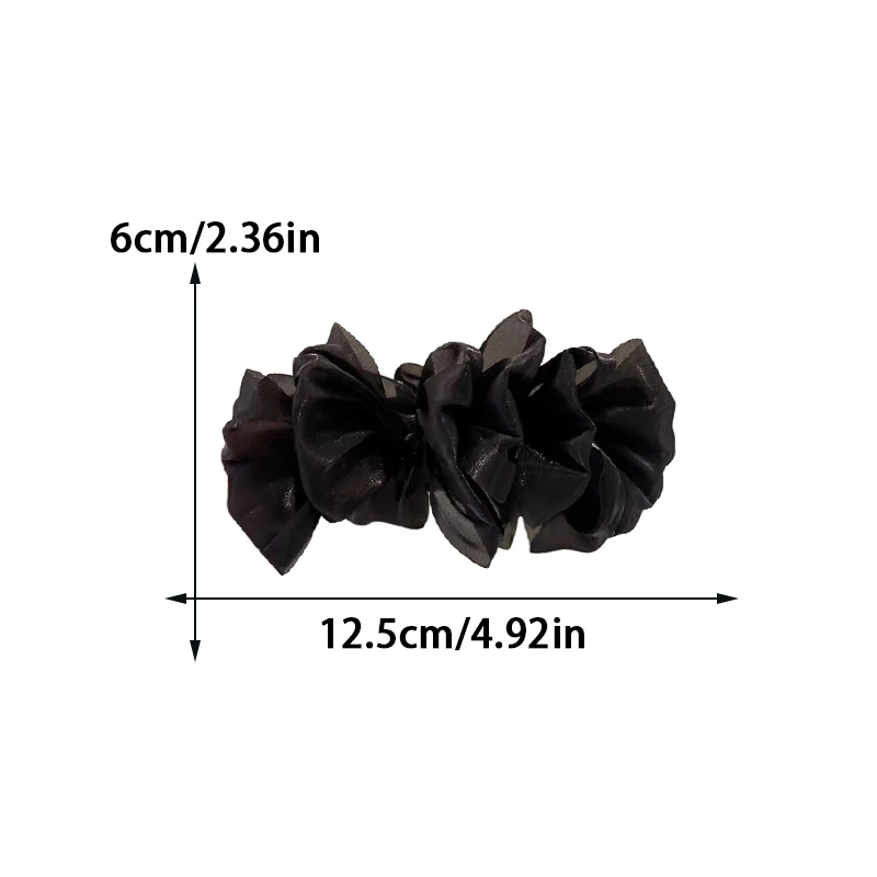 شبكة فقاعة الموز كليب ضوء الشموع القماش مطوي دبوس الشعر المألوف مزاجه الحلو إكسسوارات الشعر