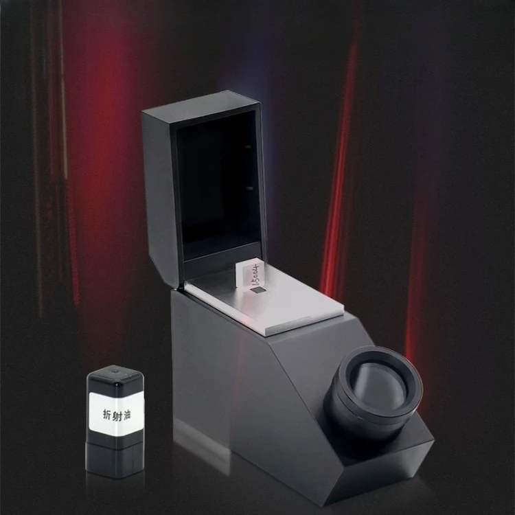 High Accuracy 0.003 Handheld Diamond Gemstone Gem Refractometer With Refractive Index Fluid 1.79 With Built-in Battery