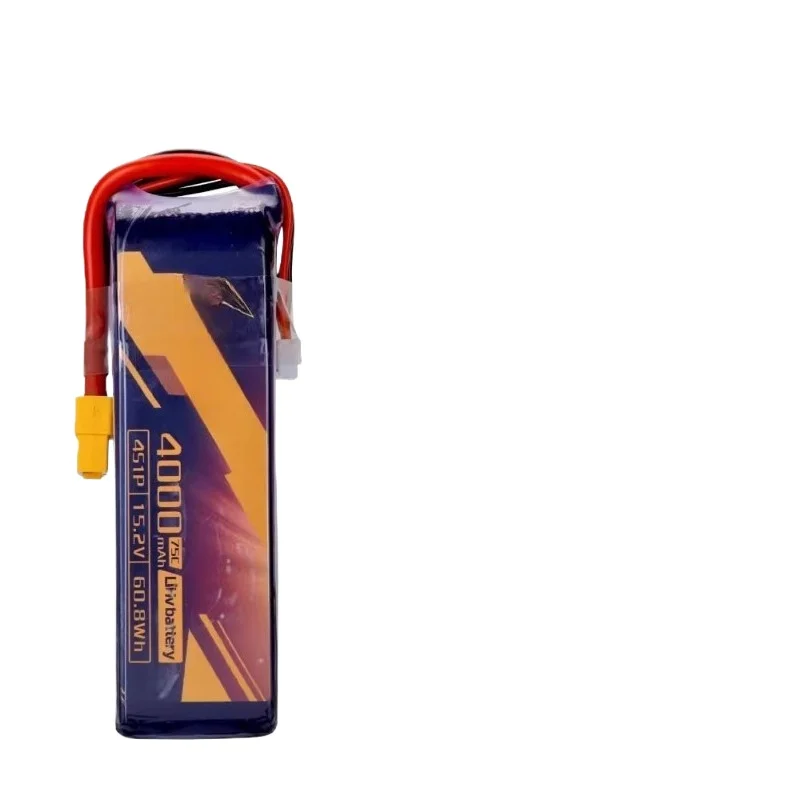 2/3/4/6S Modle 4000mAh 75C High-Discharge LiPo Battery for Long-Range Aerial Photography UAVs, RC Helicopters with XT60/XT90-S