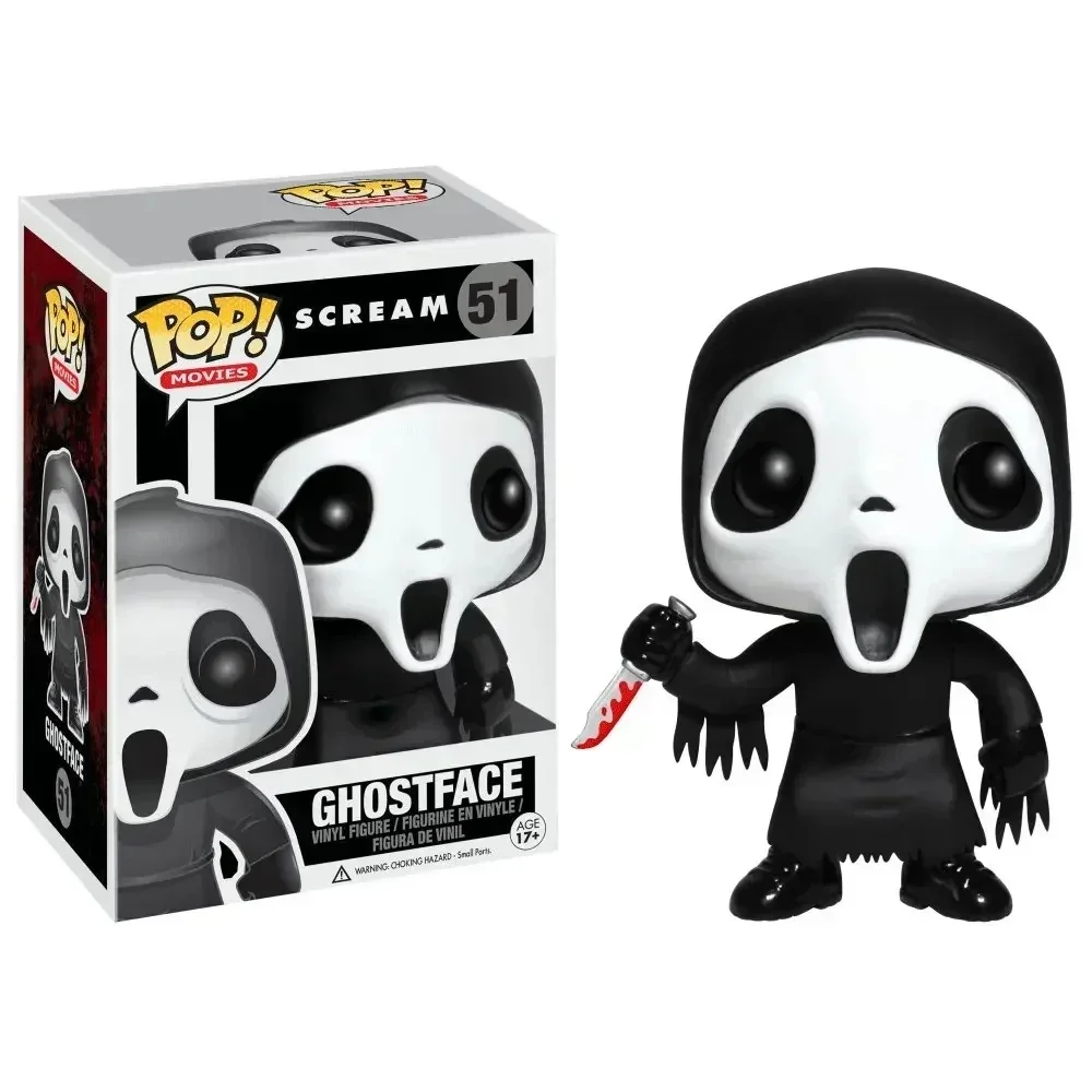 Funko POP MOVIES Scream - Ghostface 51# CHUCKY Brideof 315# Good Guys Toy Vinyl Figures Anime Model Doll Pvc Collection Toys