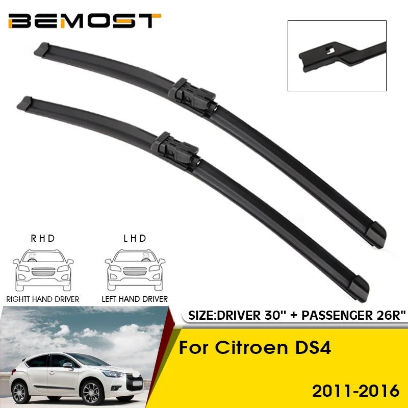 

Car Wiper Blades For Citroen DS4 2011-2016 Windshield Windscreen Front Window Blades 30"+26R" Car Accessories