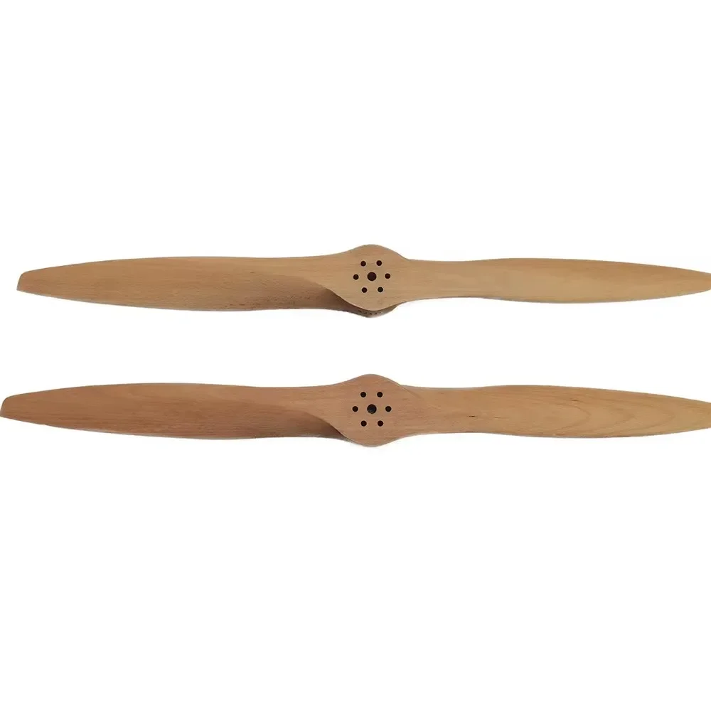 Hot Sell Beechwood Propeller With Engine Hole 28 30 32 34 36 40inch Wooden Propeller for Gas RC Model Airplane Engine