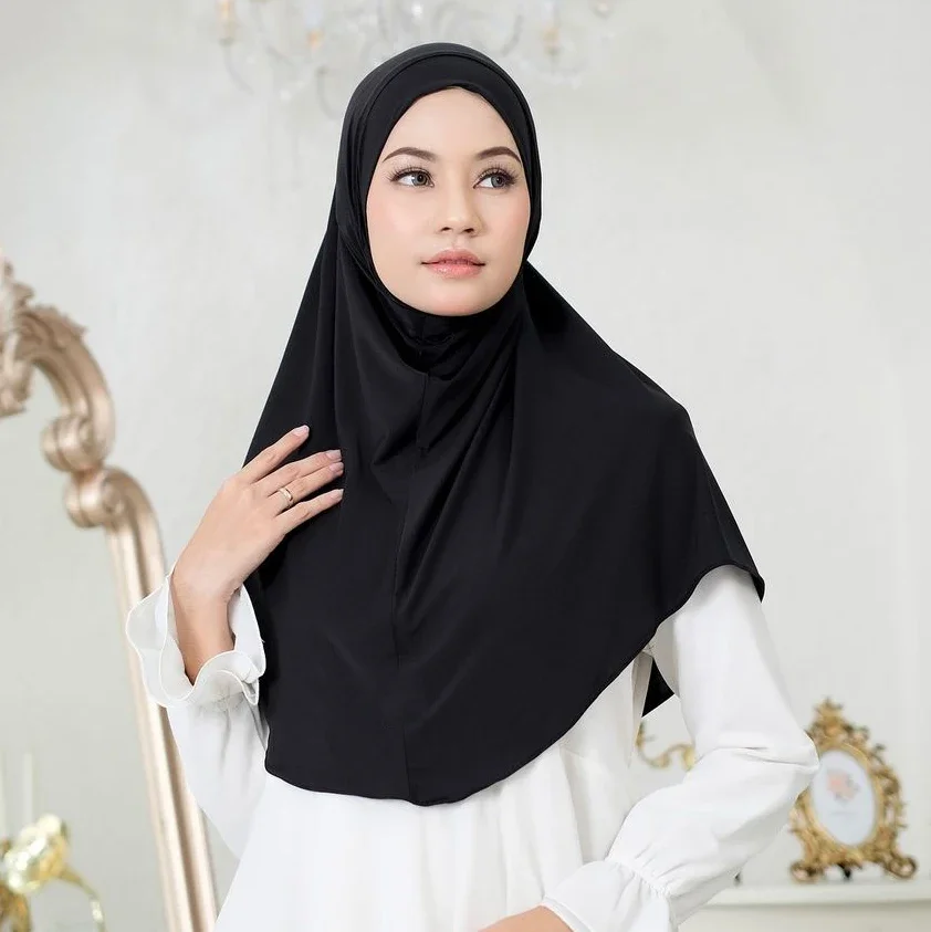 Maleisië Headwraps Caps Tulband Ramadan voor Mode Vrouwen Moslim Instant Hijab Een Stuk Sjaals Hoofdband Khimar Sjaal Femme