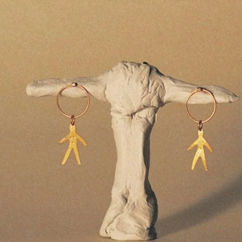 Standing Silhouette Earrings for women human art abstarct earrings luxury designer spain jewelry new in 2026