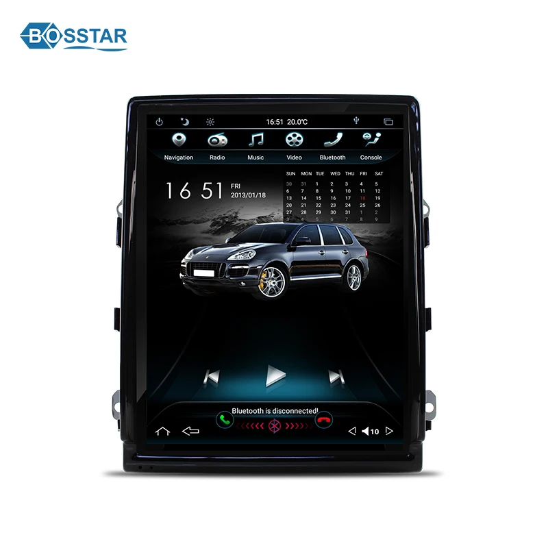 Bosstar schermo verticale 10.4 pollici Android Autoradio per Porsche Cayenne navigazione GPS Carplay Autoradio