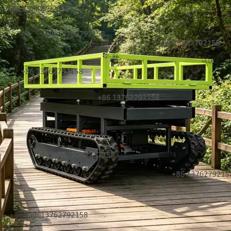【2026】 Tracked Chassis, Large Hydraulic All Terrain Walking Orchard Transport Vehicle, Tracked Chassis